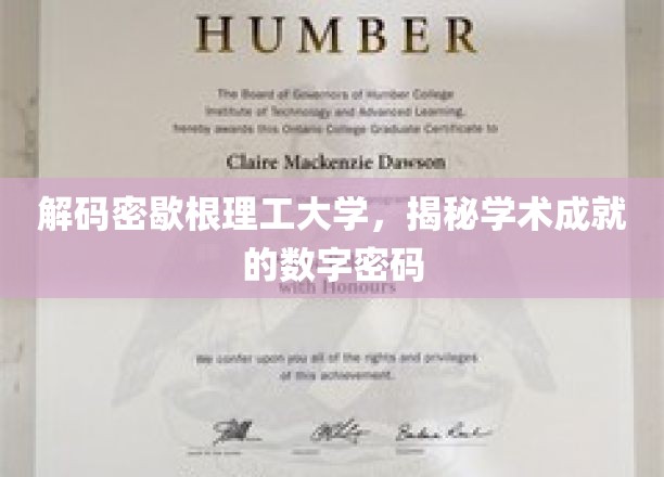解码理工精英摇篮，密歇根理工大学的学术密码解读