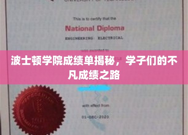 波士顿学院成绩单揭秘，学子们的不凡成绩之路