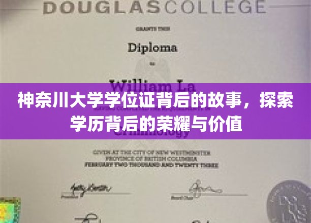 神奈川大学学位证背后的故事，探寻学历背后的荣耀与价值