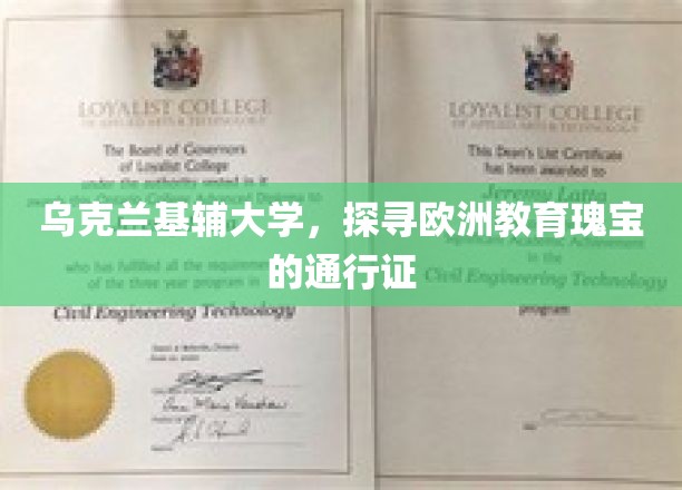 乌克兰基辅大学，解锁欧洲教育殿堂的金钥匙