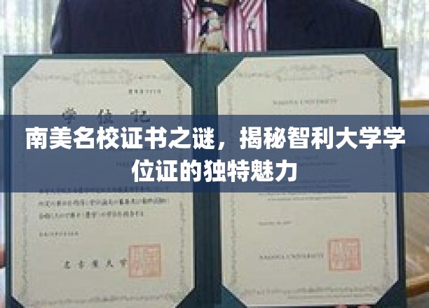 解码南美教育瑰宝，智利大学学位证的非凡吸引力