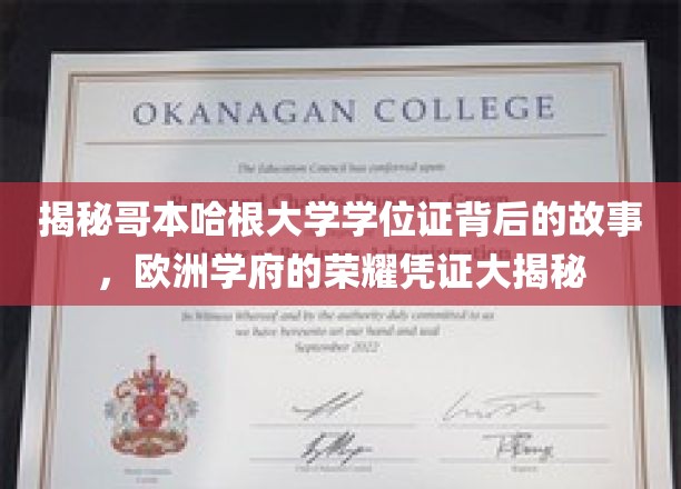 揭开哥本哈根大学学位证之谜，探寻欧洲名校荣耀背后的故事