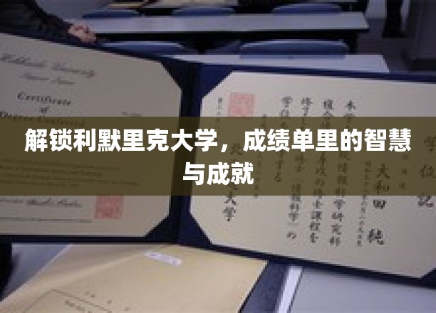 解锁利默里克大学，成绩单里的智慧与成就
