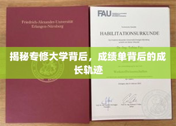 揭开成绩单背后的大学秘境，专修大学里的成长密码