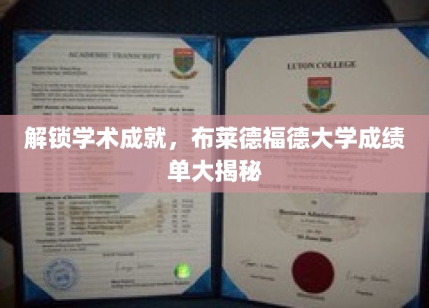 解锁学术成就，布莱德福德大学成绩单大揭秘