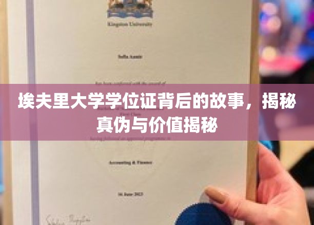 埃夫里大学学位证之谜，探寻背后的真实价值与鉴别之道