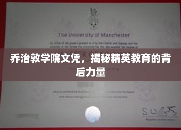 精英摇篮背后的神秘纽带，乔治敦学院文凭的力量解码