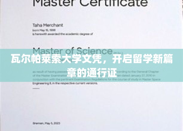 瓦尔帕莱索大学文凭，开启留学新篇章的通行证