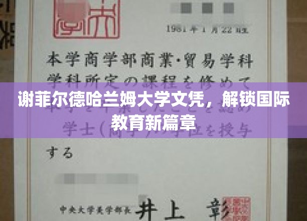 国际教育新航标，谢菲尔德哈兰姆大学文凭引领未来篇章