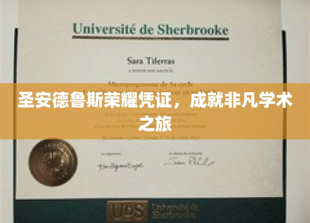 圣安德鲁斯荣耀凭证，成就非凡学术之旅