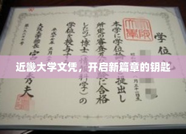 近畿大学文凭，解锁未来职业新起点