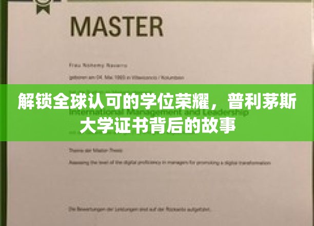 跨国荣耀之旅，普利茅斯大学学位证书的全球认可之谜