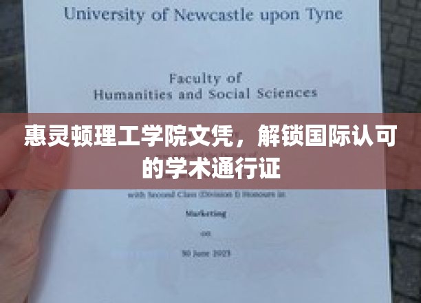 惠灵顿理工学院文凭，解锁国际认可的学术通行证