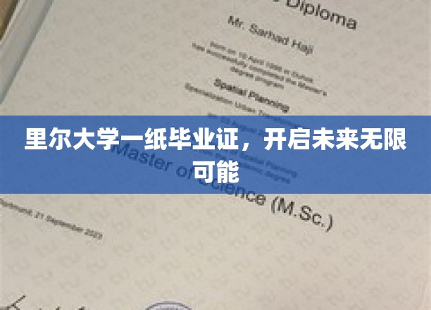 里尔大学一纸毕业证，开启未来无限可能