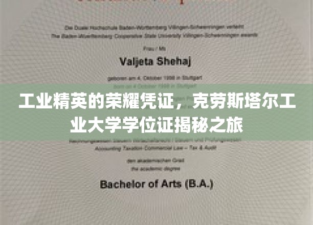 工业精英的荣耀凭证，克劳斯塔尔工业大学学位证揭秘之旅
