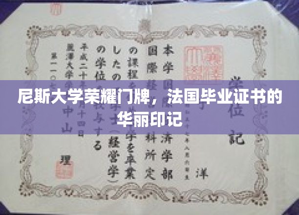 法国尼斯荣耀之门，探寻毕业证书背后的传奇印记