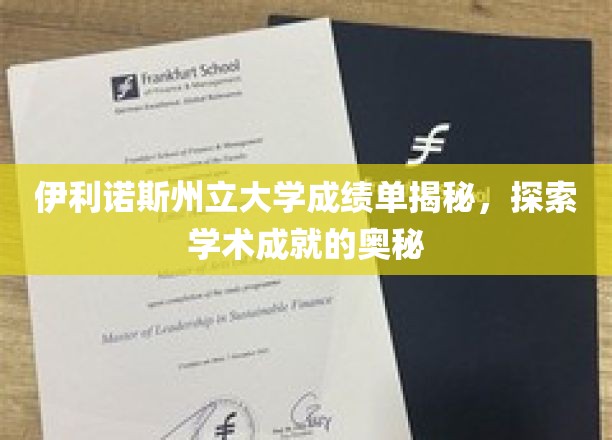 伊利诺斯州立大学揭秘，探寻学子辉煌背后的学术秘密