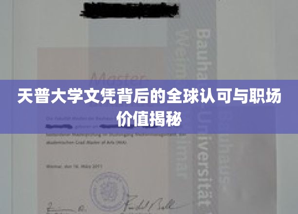 天普大学文凭，跨越国界的职场通行证，揭秘其全球认可力与价值魅力
