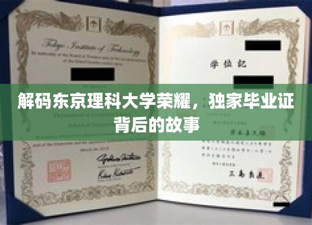 东京理科大学传奇揭秘，一纸毕业证背后的非凡历程
