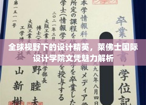 跨越国界的设计之光，揭秘莱佛士国际设计学院文凭的国际影响力
