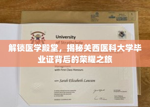 跨步医学巅峰，揭秘关西医科大学文凭的荣耀传奇