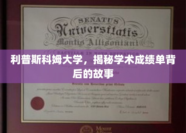 探寻利普斯科姆大学学术成绩单的奥秘之旅
