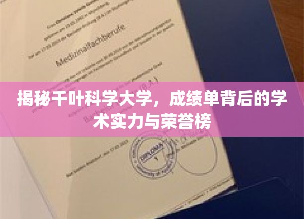 探寻千叶科学大学，揭秘成绩单背后的辉煌成就与荣耀之路