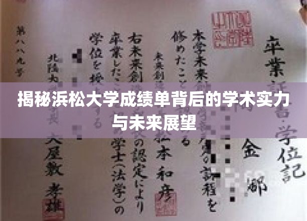 浜松大学成绩单解码，学术底蕴与辉煌前景一探究竟