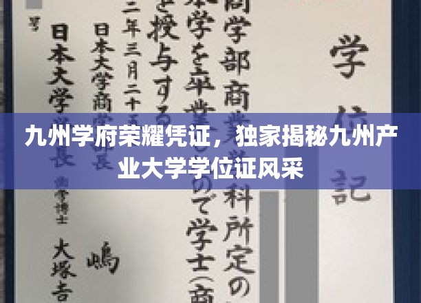 九州学府荣耀凭证，独家揭秘九州产业大学学位证风采