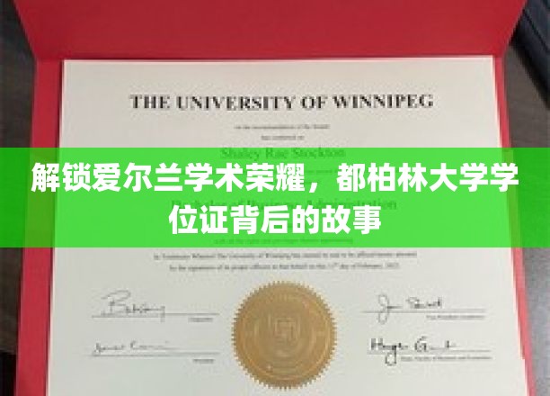 探秘都柏林大学，学位证背后的爱尔兰学术传奇