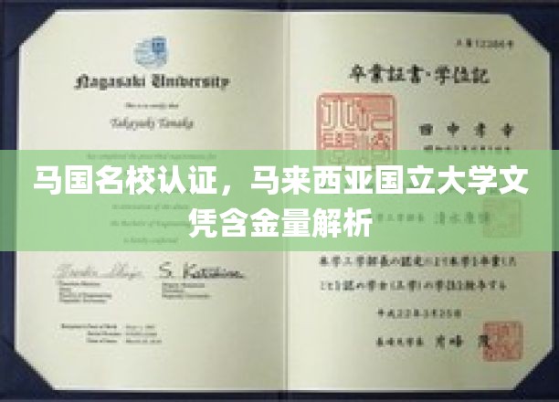 马来西亚国立大学文凭价值揭秘，马国名校认证背后的含金量解析