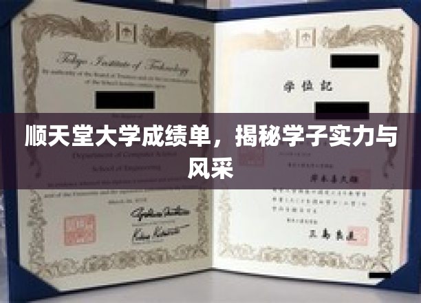 顺天堂大学成绩单，揭秘学子实力与风采