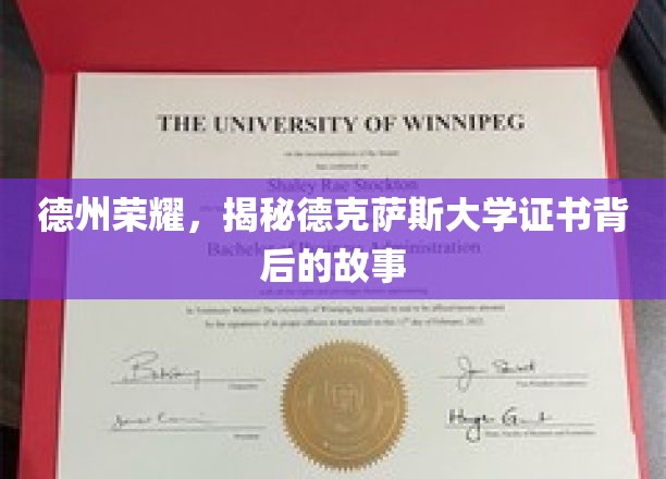 德克萨斯大学证书之谜，德州骄傲背后的传奇历程