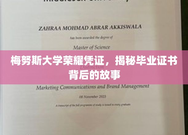 梅努斯大学荣耀凭证，揭秘毕业证书背后的故事