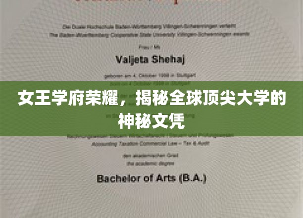 揭秘，女王学府荣耀，全球顶尖大学的神秘文凭之谜