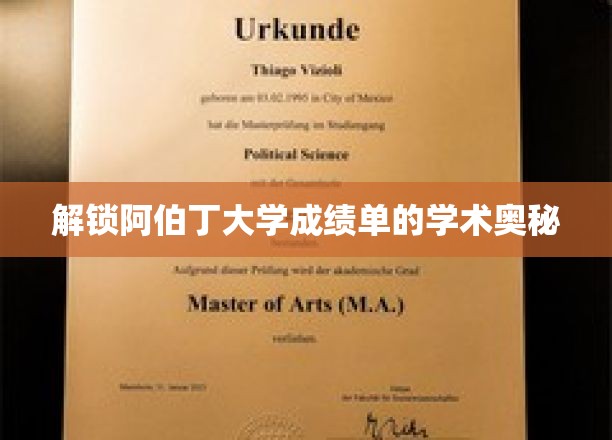 阿伯丁大学成绩单，揭秘学术成就背后的秘密之门