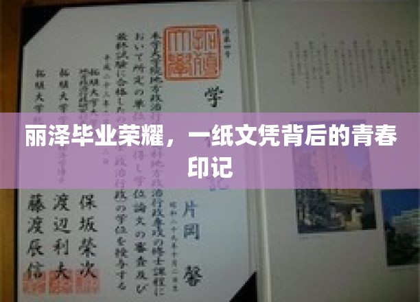 青春足迹闪耀丽泽，毕业证书见证荣耀时刻