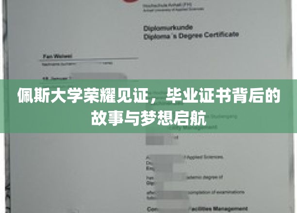 佩斯大学荣耀见证，毕业证书背后的故事与梦想启航