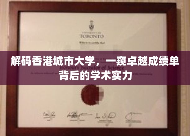 揭开香港城市大学卓越成就之谜，揭秘学术实力的秘密源泉