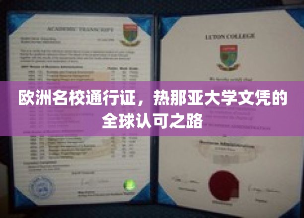 国际学历通行证，揭秘热那亚大学文凭的全球影响力之旅