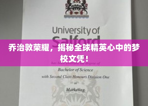 梦校光环，乔治敦大学，揭秘精英心中的全球文凭神话