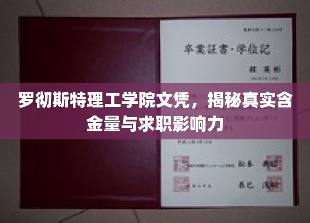 揭秘罗彻斯特理工学院文凭，求职市场的真实价值与影响力解析