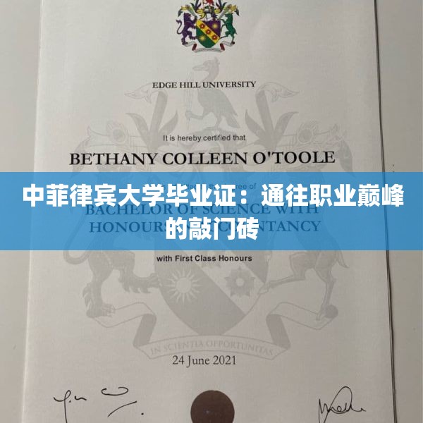 中菲律宾大学毕业证：通往职业巅峰的敲门砖
