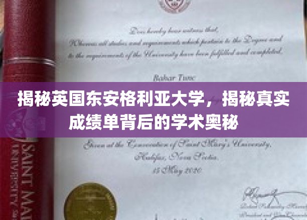 解码东安格利亚大学，揭秘成绩单背后的学术传奇
