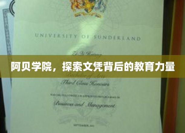 揭开阿贝学院，文凭背后的教育深度之旅