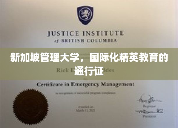 新加坡管理大学，国际化精英教育的通行证