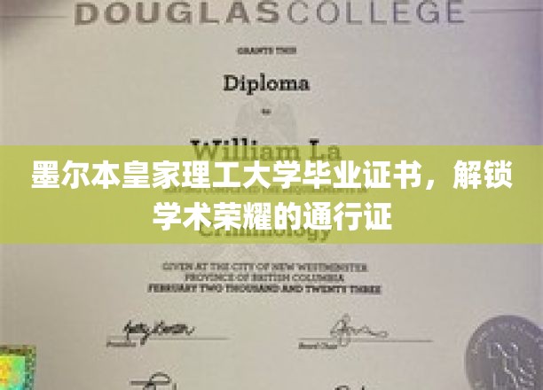 墨城荣耀启程，墨尔本皇家理工毕业证书，成就非凡学术之旅