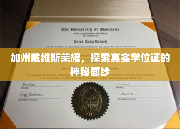 加州戴维斯荣耀，探索真实学位证的神秘面纱