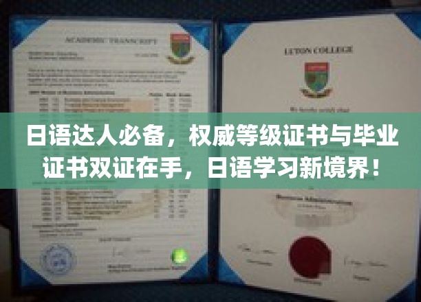 日语达人必备，权威等级证书与毕业证书双证在手，日语学习新境界！