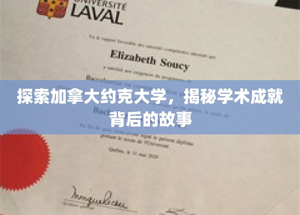 探索加拿大约克大学，揭秘学术成就背后的故事